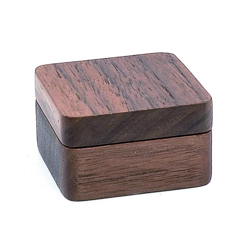 Men Accessories Gift Box - E21F Taşınabilir Kollu Düğme Takı Ceviz