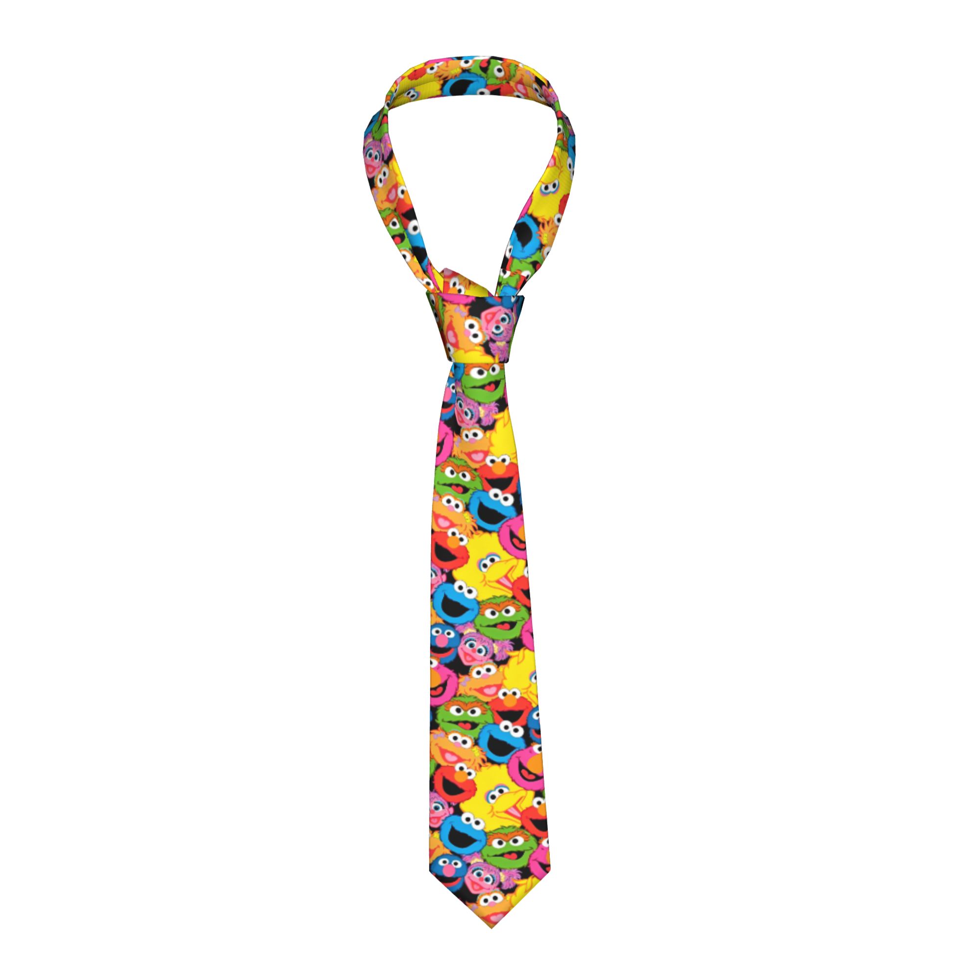 Men Accessories For Wedding - Susam Sokağı Çizgi Film Komedi Kravat