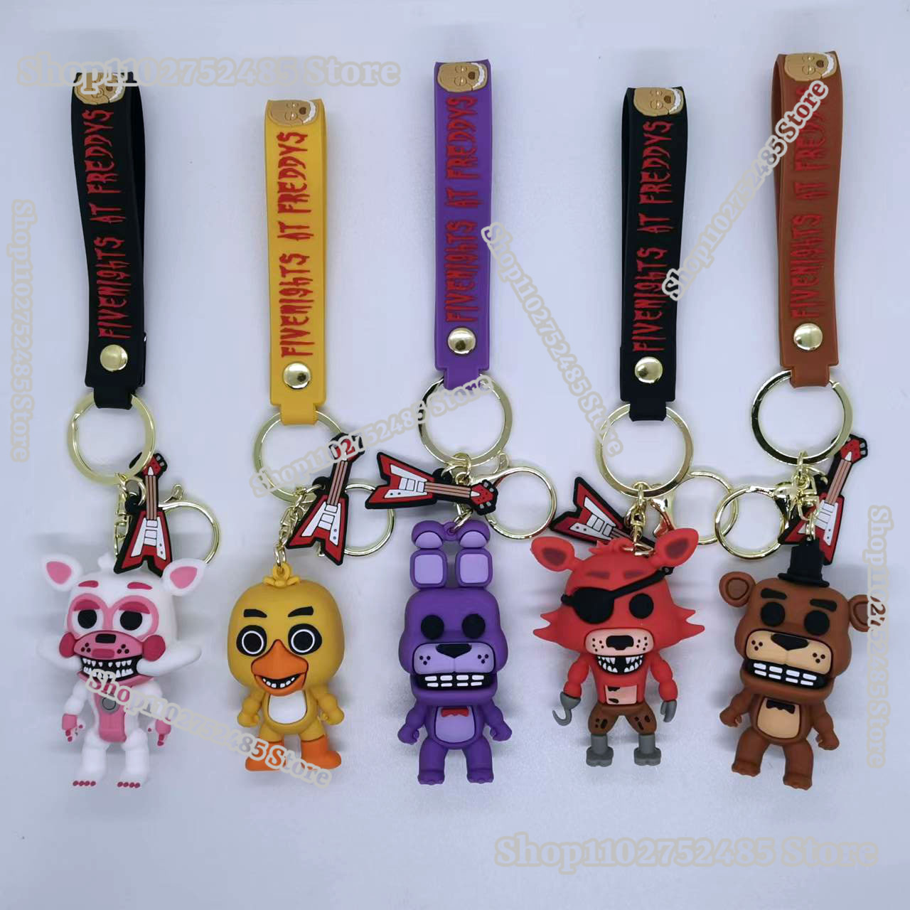 Young Men'S Accessories - 5 adet Karikatür Anime FNAF Figür