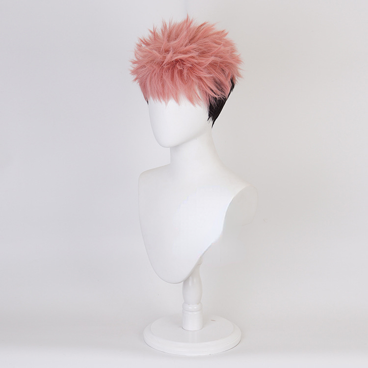 Men'S Accessories Designer - Anime Itadori Yuji Cosplay Peruk Kısa