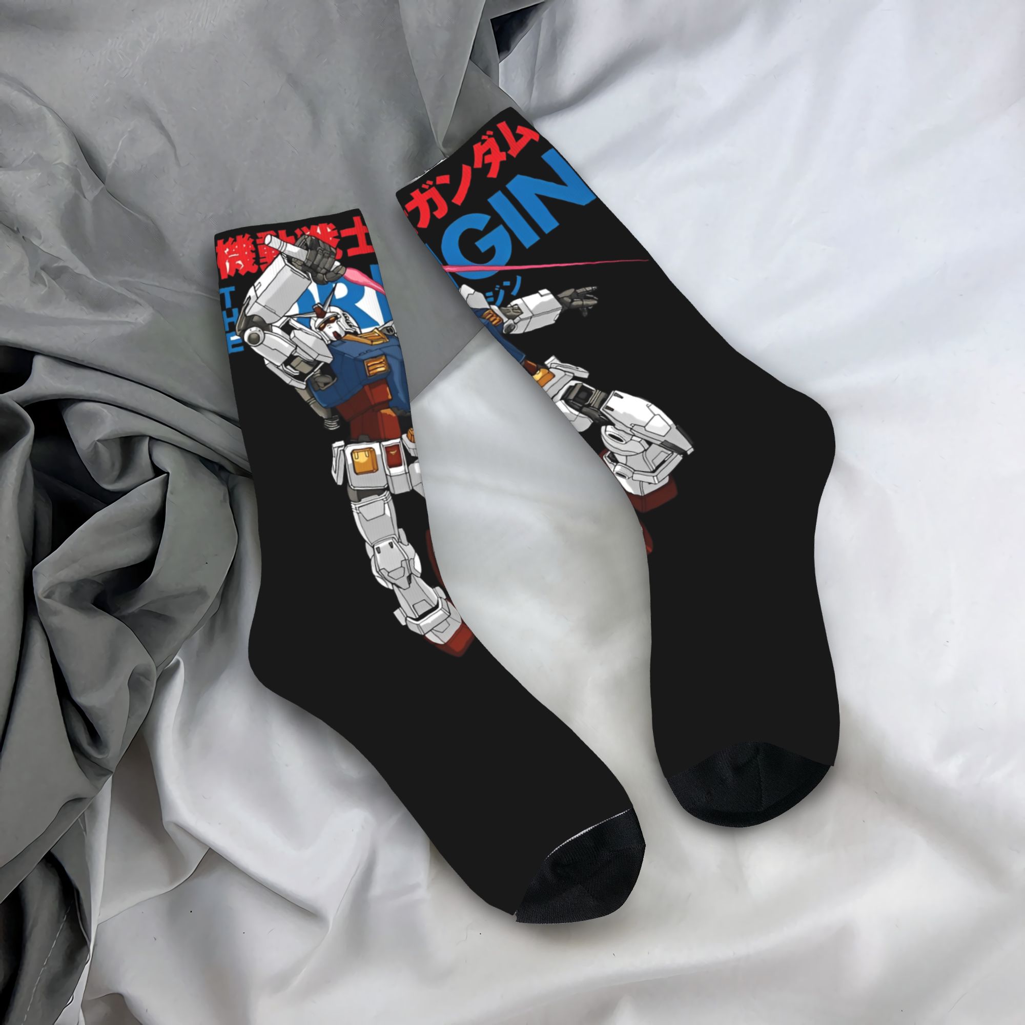 Men'S Accessories Best - MOBILE SUIT GUNDAM'ın manga anime çorapları,