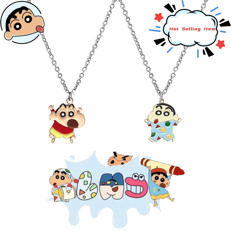 Men'S Accessories Best - Crayon Shin-chan karikatür kolye, sevimli Japon