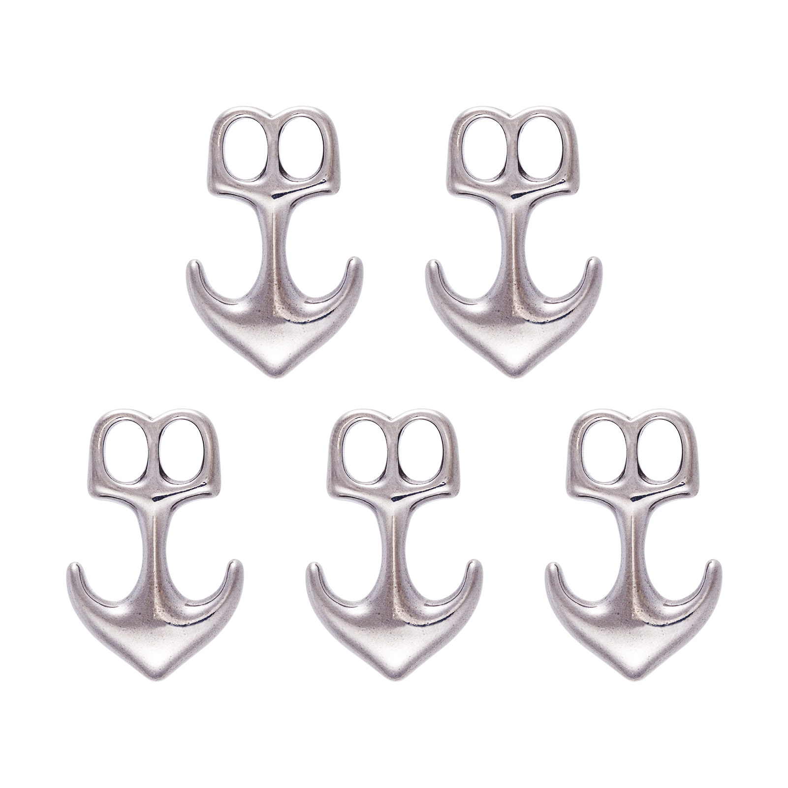 Young Men'S Accessories - 5 adet çapa kanca tokaları 304