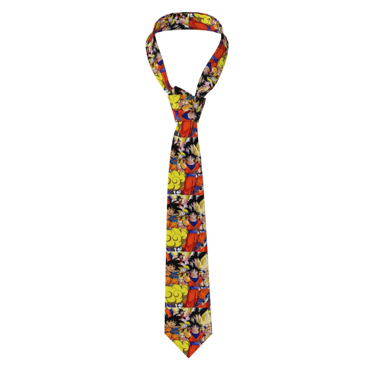 Men Accessories For Wedding - Kişiselleştirilmiş Goku Karikatür Kravat Erkekler Moda
