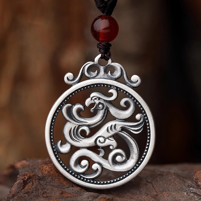 Men Accessories Ethnic - Etnik Tarz Phoenix Kolye Erkekler İçin