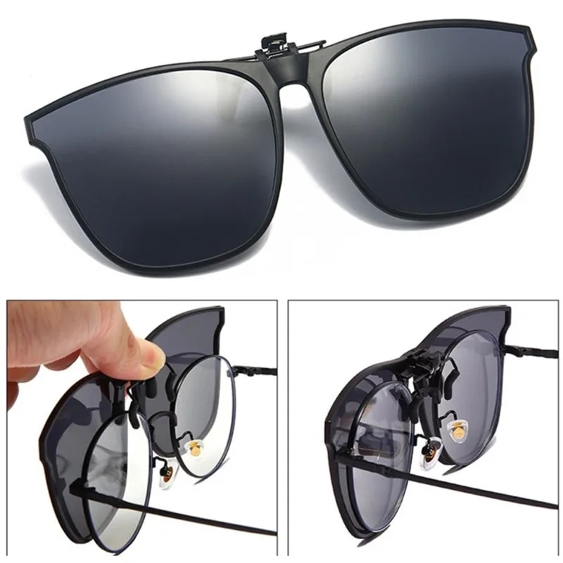 Sunglasses Polarized Men - Polarize güneş gözlüğü üzerinde klipsli erkek