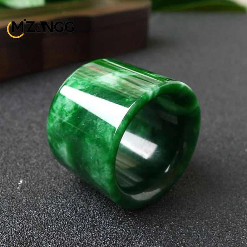 Doğal Myanmar Jadeite yüzük çi - Young Men'S Accessories incelemesi ve fiyatı