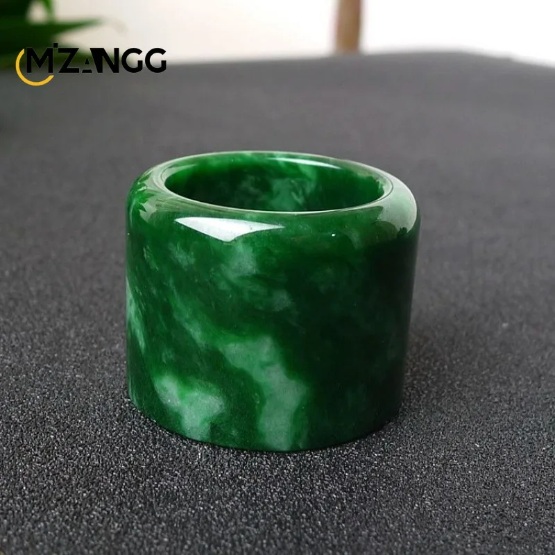 Doğal Myanmar Jadeite yüzük çi - Young Men'S Accessories incelemesi ve fiyatı