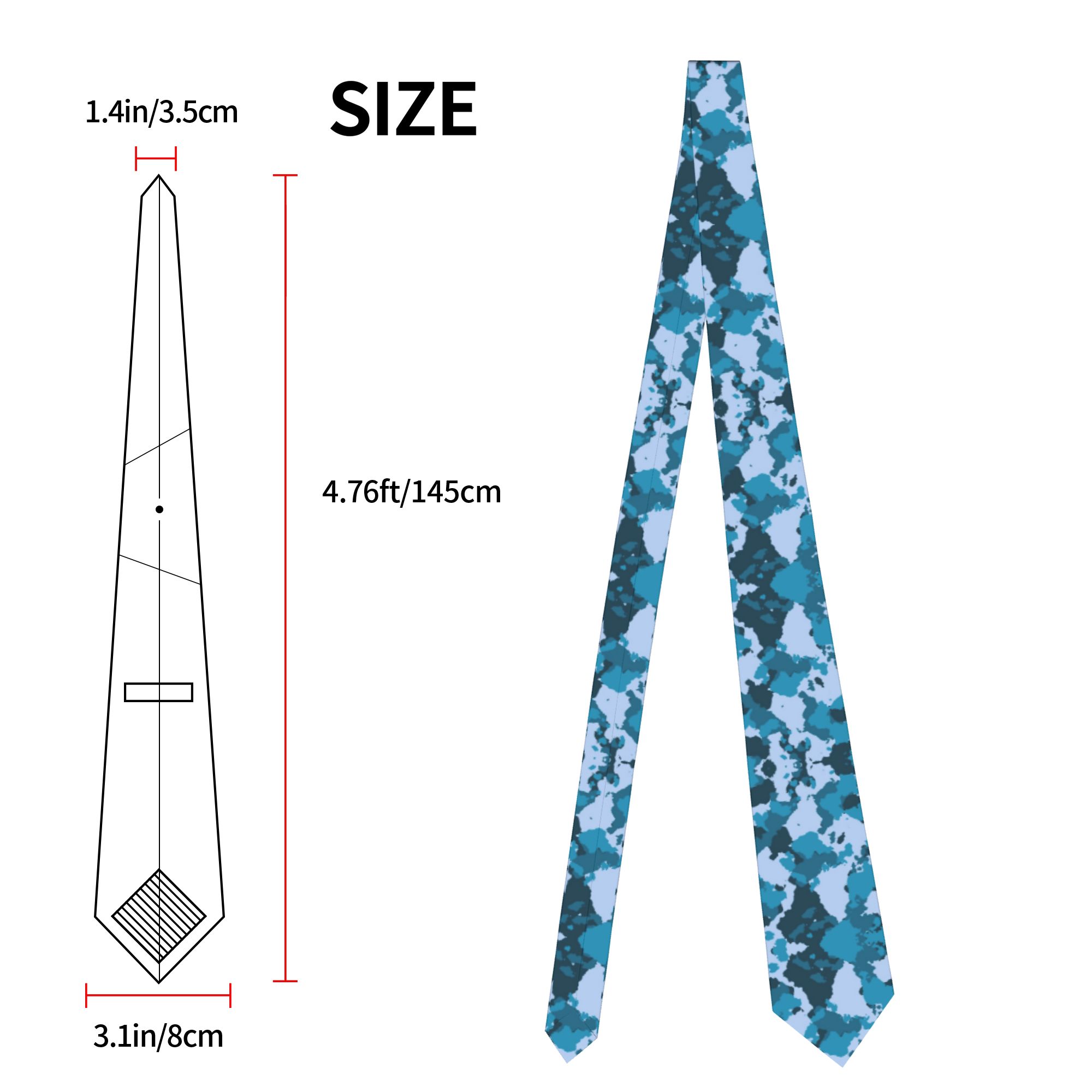 Kamuflaj Erkek Kravatları İnce - Men Accessories For Wedding incelemesi ve fiyatı