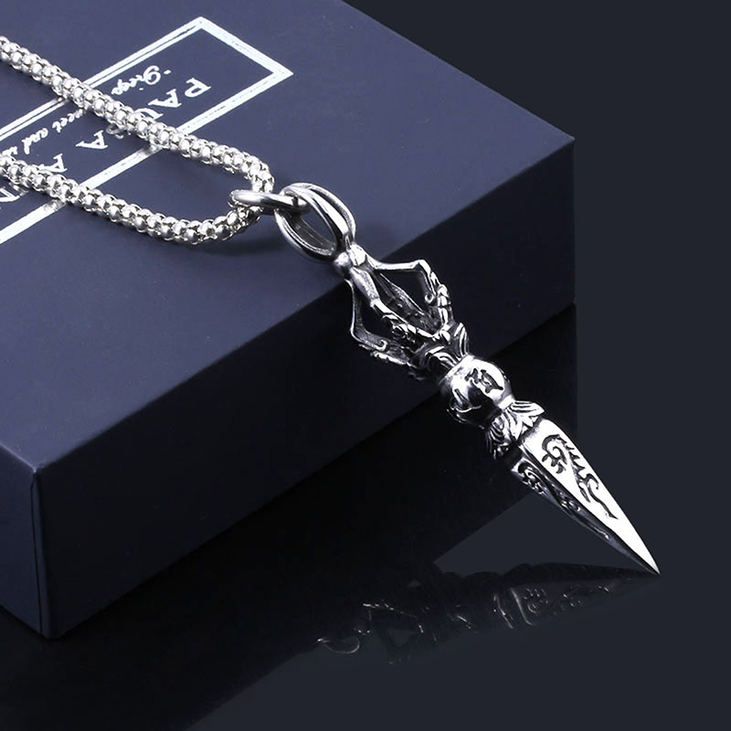 1 adet erkekler kaya Punk tibe - Men Accessories Pendant incelemesi ve fiyatı