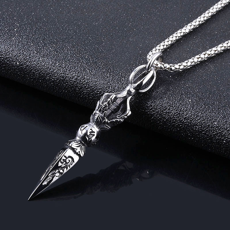 1 adet erkekler kaya Punk tibe - Men Accessories Pendant incelemesi ve fiyatı