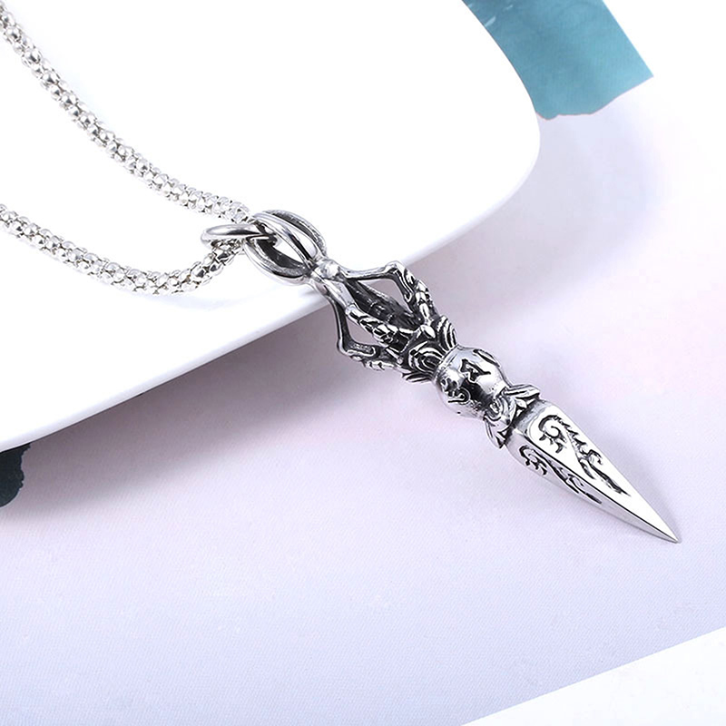 1 adet erkekler kaya Punk tibe - Men Accessories Pendant incelemesi ve fiyatı