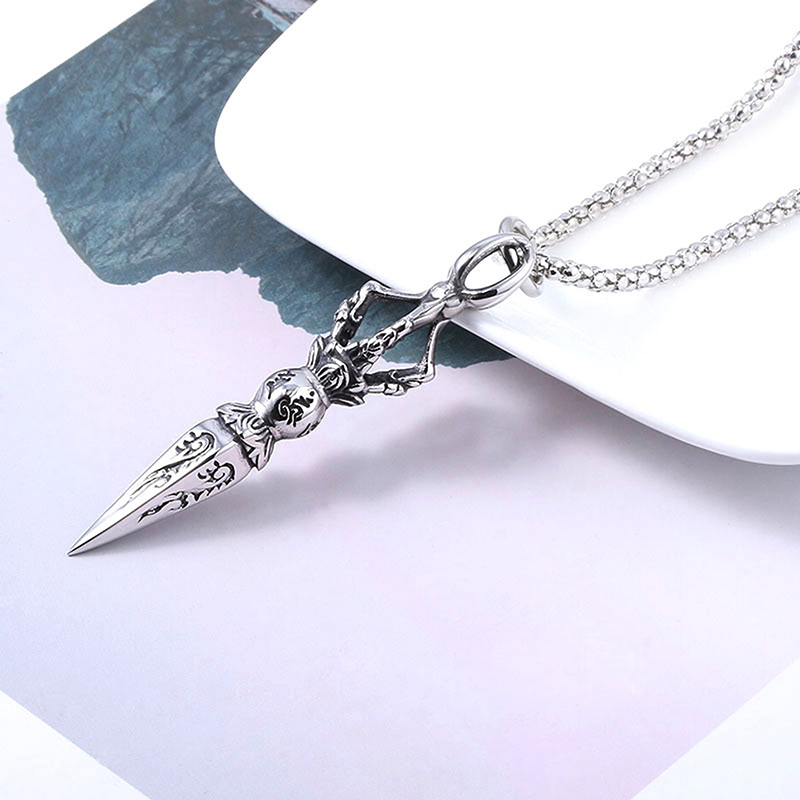 1 adet erkekler kaya Punk tibe - Men Accessories Pendant incelemesi ve fiyatı