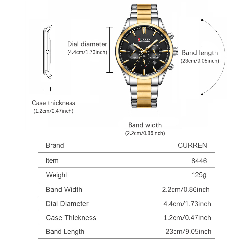 CURREN Casual Kuvars Chrono Sp - Young Men'S Accessories incelemesi ve fiyatı
