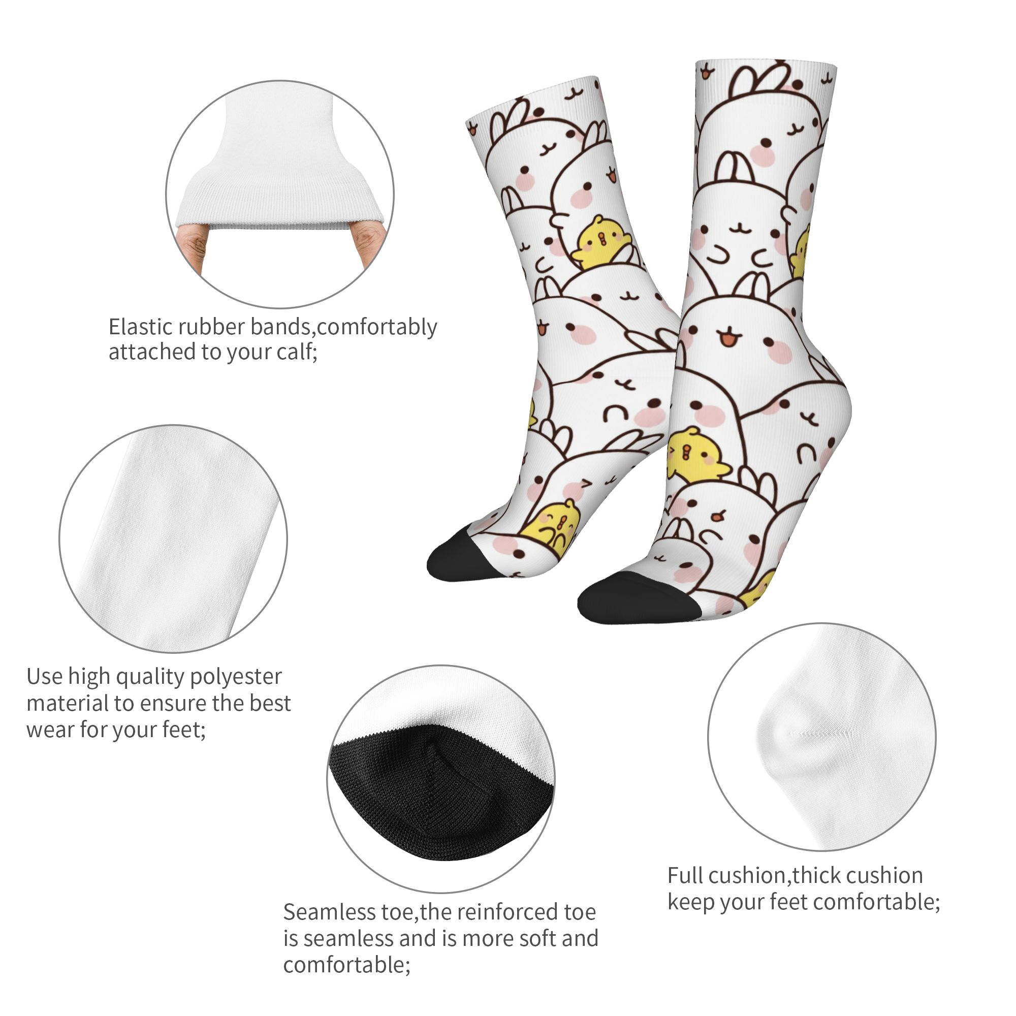 Erkek Kadın Molang Çizgi Film  - Men'S Accessories Best incelemesi ve fiyatı