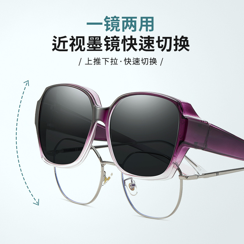 Yeni büyük çerçeveli miyopi gö - Sunglasses Polarized Men incelemesi ve fiyatı