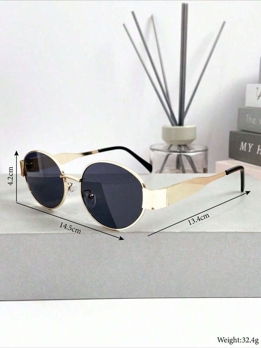 Yeni Retro Lüks Metal Oval Küç - Sunglasses Polarized Men incelemesi ve fiyatı