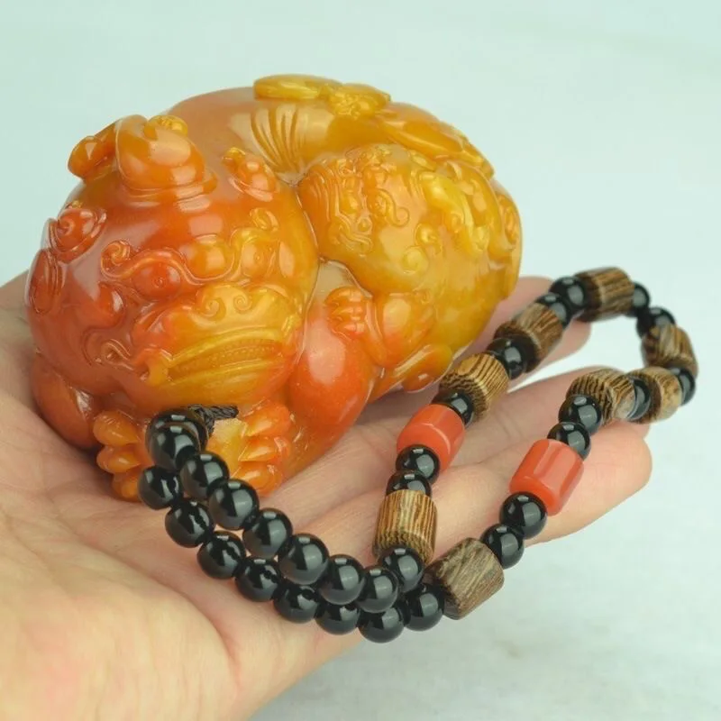 Doğal Huang Longyu Pixiu kolye - Men Accessories Pendant incelemesi ve fiyatı
